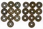 Mittelalter bronze Lot of 10 various cash, Northern Song dynasty, 960-1127, China (#21) -