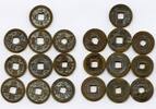 Mittelalter bronze Lot of 10 various cash, Northern Song dynasty, 960-1127, China (#25) -