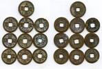 Mittelalter bronze Lot of 10 various cash, Northern Song dynasty, 960-1127, China (#24) -