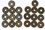 Mittelalter bronze Lot of 10 various cash, Northern Song dynasty, 960-1127, China (#29) -