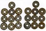 Mittelalter bronze Lot of 10 various cash, Northern Song dynasty, 960-1127, China (#41) -