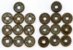 Mittelalter bronze Lot of 10 various cash, Northern Song dynasty, 960-1127, China (#49) -