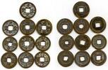 Mittelalter bronze Lot of 10 various cash, Northern Song dynasty, 960-1127, China (#53) -