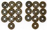 Mittelalter bronze Lot of 10 various cash, Northern Song dynasty, 960-1127, China (#59) -