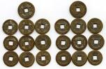 Mittelalter cash Lot of 10 various of Qianlong , Qing dynasty, China (#70) -