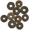 cash 502-549 AD Weltmünzen Nice lot - 10 iron Wu Zhu  Wu , Liang, China (H#10.18) 