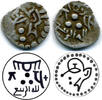 Mittelalter Rare silver damma of governor al-Rabbi', Multan, ca. 712-856 AD, Umayyad and Abb -