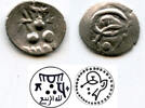 Mittelalter Silver damma of al-Rabbi', Abbasid governors of Multan, early 800's AD -