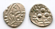 Mittelalter High grade AR damma, Chach of Alor in Sindh and Multan, c.675-700 AD (F/T #M9) -