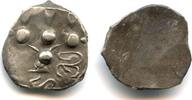 India drachm Rare silver early Hindu Shahi of Gandhara, India, ca.600-700 AD - HaSi type -