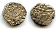 India rupee Silver of Tukoji Rao II , Indore Princely State, India -