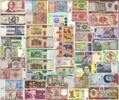 banknote, banknote-collection, gift-ideas, Group l Collection of 50 uncirculated banknotes from 28 countries -
