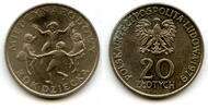 Various medieval and modern European coins 20 zloty Commemorative coin, 1979, Poland -