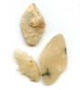 Ancient artifacts and weapons, arrowheads Lot of 3 various stone arrowheads, North Africa, Neolithic period, c.5000-3000 BC -