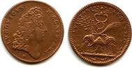 medals and other coin-related items, Tokens token Nice copper (AE25) of Louis XIV , France - caduceus type -