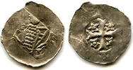 Austria, Germany, Hungary pfennig Silver Freisacher of Heinrich IV von Andechs (1215-28), Gutenwert, modern Slovenia -