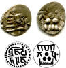 India Silver damma of Shibl / Jayanta Raja, c.840-860s, Abbasid governors of Multan (F/T#53) -