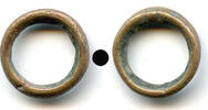 Primitive Celtic proto-coins (500 BC - 100 AD) Authentic ancient Celtic ring money (16mm), Danube region, ca.800-100 BC -