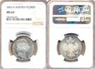 AUSTRIA 1 FLORIN 1861 NGC MS 63 135,00 EUR  zzgl. 12,50 EUR Versand