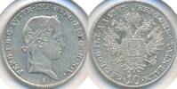 AUSTRIA 10 Kreuzer 1837 A Ferdinand I. SS-VZ 35,00 EUR  zzgl. 7,50 EUR Versand
