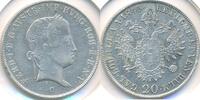 AUSTRIA 20 Kreuzer 1845 C Ferdinand I. VZ 50,00 EUR  zzgl. 7,50 EUR Versand