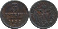 Italy 3 Centesimi 1852 V Venetia SS 25,00 EUR  zzgl. 7,50 EUR Versand