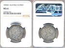 AUSTRIA FLORIN 1858A Gulden 1858 A Franz Joseph NGC MS 61 115,00 EUR  zzgl. 12,50 EUR Versand