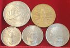 San Marino Lire Lot :1,2,5,10,20 Lir -