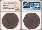 RUSSIA 5 Kopeke 1793 AM Catherine II NGC MS 61 BN 250,00 EUR  zzgl. 12,50 EUR Versand