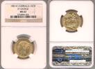 AUSTRALIA 1 Sovereign 1881 M Victoria NGC MS 62 1299,00 EUR  zzgl. 28,00 EUR Versand