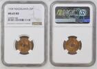 YUGOSLAVIA 25 Para 1938 Petar II NGC MS 65 RD 160,00 EUR  zzgl. 12,50 EUR Versand