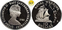 East Caribbean Territories 10 Dollars 1981 Heirat Charles und Diana Poli... 45,00 EUR  zzgl. 3,00 EUR Versand