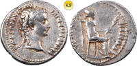 Römisches Kaiserreich Tiberius 14-37. Bibelpfennig - hübscher Stil - Denar ca. 14-37 gutes sehr schön