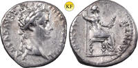 Römisches Kaiserreich Tiberius 14-37. Bibelpfennig - Denar ca. 14-37 gutes sehr schön