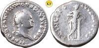 Römisches Kaiserreich Denar Domitian, Caesar unter Titus, 69-81. Salus - -
