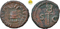 Römisches Kaiserreich Quadrans Nerva, 96-98, Quadrans mit Modius und Caduceus, -