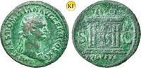 Römisches Kaiserreich As 85, Rom, Domitian, 81-96, sehr schön 165,00 EUR  zzgl. 6,00 EUR Versand