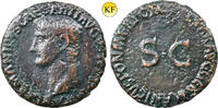 Römisches Kaiserreich Germanicus, gestorben 19 n. Chr., geprägt unter Caligula, As 37-38, Rom, sehr schön