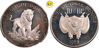 Niger 10 Francs 1968 Löwe, Polierte Platte 48,00 EUR  zzgl. 3,00 EUR Versand