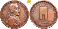 Vatikan-Kirchenstaat Bronzemedaille Pius VII. (1803-1823). Besuch in Perugia; -