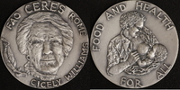 F.A.O. Ceres AG-Medaille 1977 Dr. Cicely Williams  60,00 EUR  zzgl. 10,00 EUR Versand