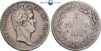Frankreich 5 Francs 1830 Louis-Philippe I, Prägestätte A schön 25,00 EUR  zzgl. 10,00 EUR Versand