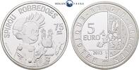 Belgien 5 € 2013 75 Jahre Spirou Robbedoes PP 49,00 EUR  zzgl. 10,00 EUR Versand