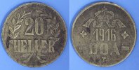 Deutsch-Ostafrika 20 Heller - Wilhelm II. - Notmünzen aus Tabora -