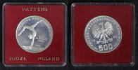 Polen 500 Sloty/ Zlotych Olympia Los Angeles - Turnen/ Schwebebalken