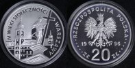 Polen 20 Zloty 400 Jahre Hauptstadt Warschau - selten