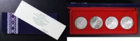 Laos 4x 50 Kip Pagoden-Satz - Ag - geringe Auflage -