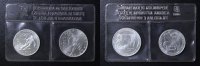 San Marino Satz 500 & 1000 Lire Olympische Spiele in Calgary & Seoul - Abfahrt & Schwimmen -