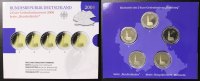 BRD Satz 5x 2 Euro Hamburg - St. Michaelis - A-J - Gedenkmünzenset -