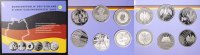 BRD Satz 6x 10 Euro Deutschland - <i>Die 10 Euro-Gedenkmünzen des Jahres 2003</i> - Silber -